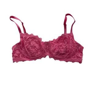 Forever 21 Pink Lace Underwire Bra 34B